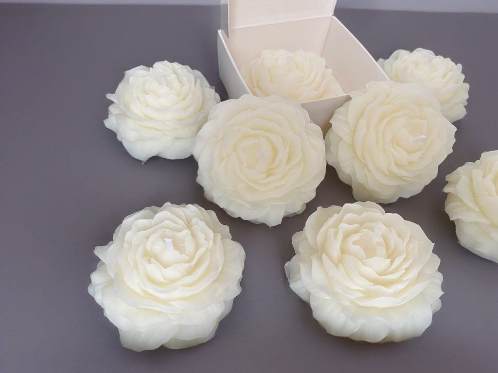Customised Peony Candle
