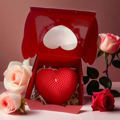 Love Heart Shaped Candle